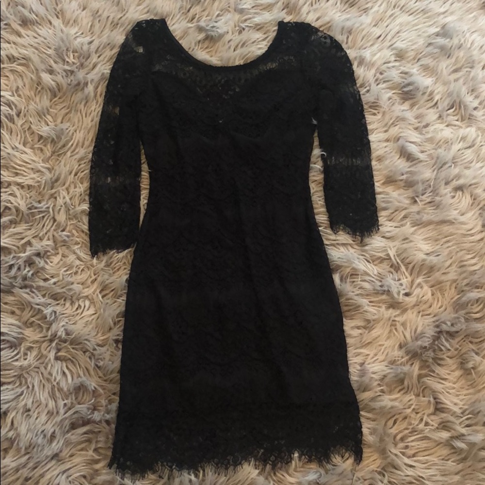Sexy lace dress.